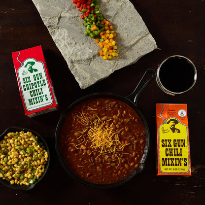 Six Gun Chili Mixin’s Duo Pack – Original & Chipotle