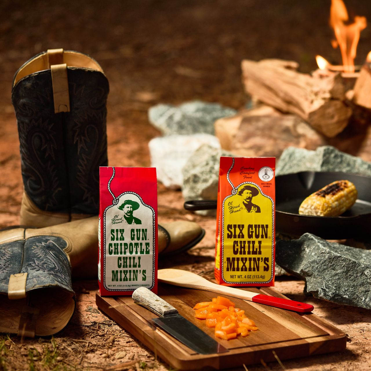Six Gun Chili Mixin’s Duo Pack – Original & Chipotle