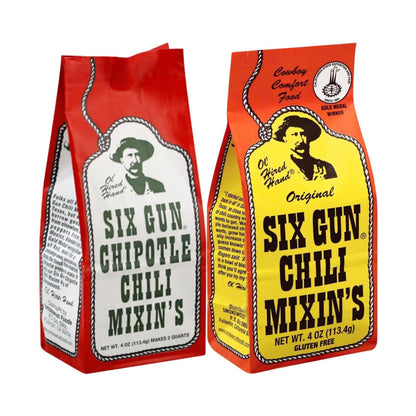 Six Gun Chili Mixin’s Duo Pack – Original & Chipotle