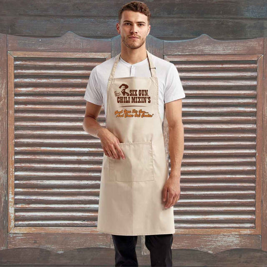 Six Gun Chili Apron – “Come Out Cookin’” Edition